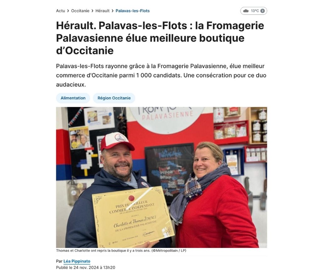 Les évènements de la Fromagerie Palavasienne