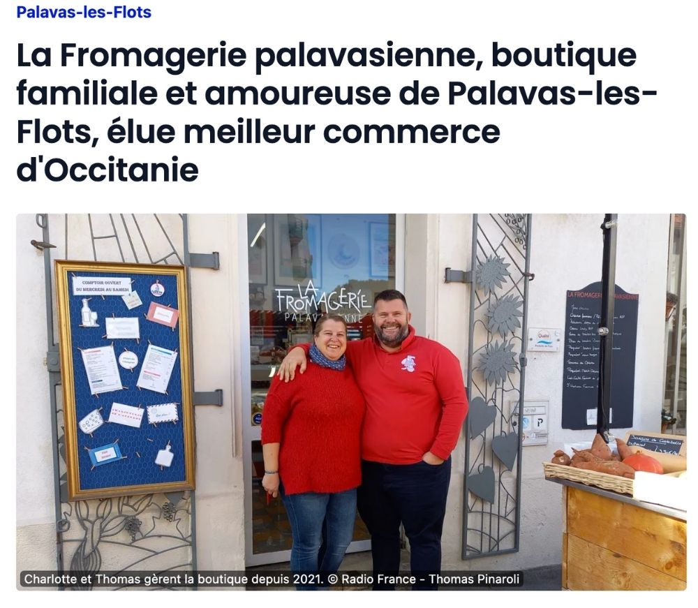 La presse de la Fromagerie Palavasienne