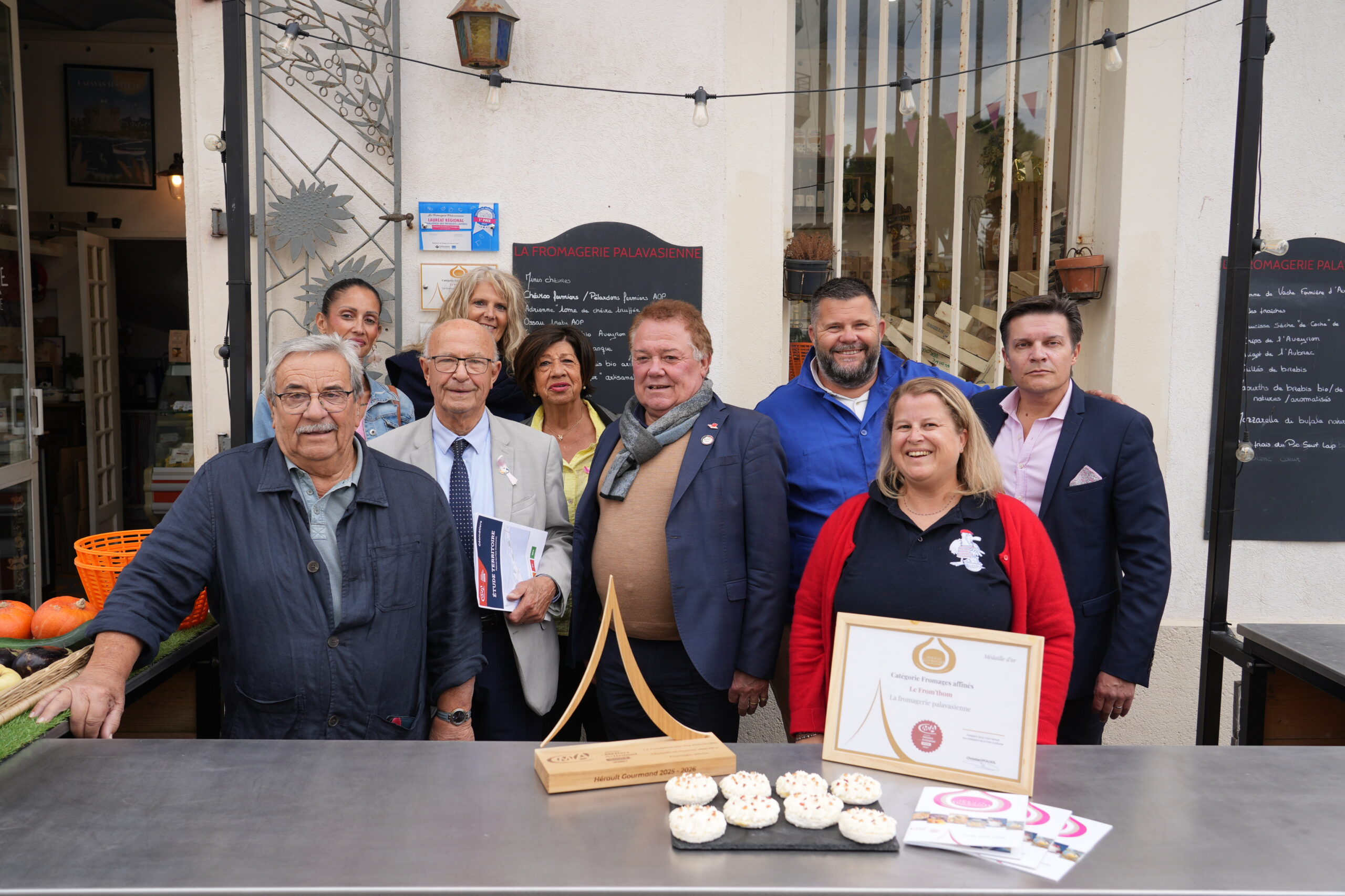 remise du diplome La Fromagerie Palavasienne