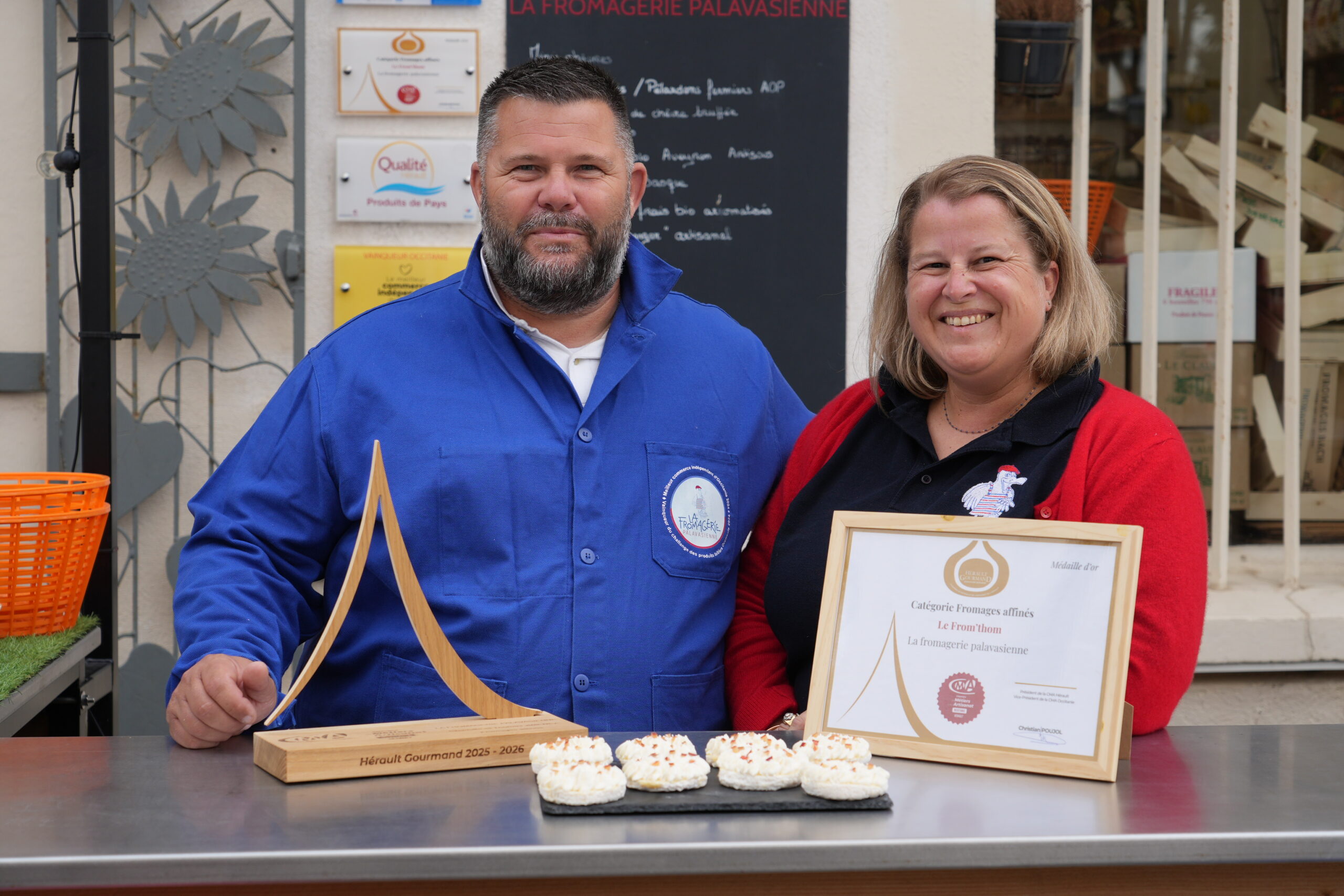 thomas et charlotte Le From'thom La Fromagerie Palavasienne