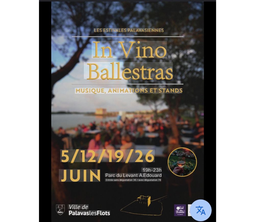 in vino ballestras a palavas